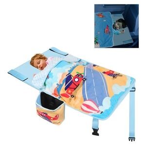 UNTREE Toddler Airplane Bed Seat Extender Kids Travel Essentials Plane Blanket